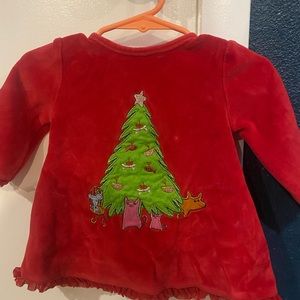 Fuzzy Christmas set 6-9M